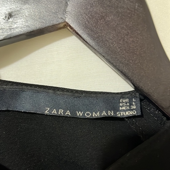 Zara Woman’s Studio Black Sleeveless High Neck Dress a171 - Picture 3 of 5